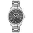 Bulova Stainless Steel Watch with Black Dial