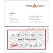 First Team  - Business Cards