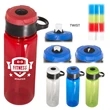 24 Oz Tritan-made Water Bottle with Hook Attachment