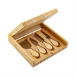 Delight Bamboo Cheese Set with 4 Tools