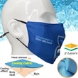Cooling 2 Layer Face Mask for Summer, Breathable