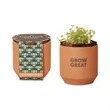 Modern Sprout® Tiny Terracotta Grow Kit Good Luck Clover