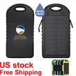 5000 mAh Solar Power Bank Charger