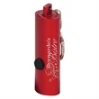2.4" Red 3-LED Flashlight with Keychain