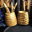 Bamboo Root Pen Holder