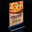 Menu Card Holder Restaurant Display Acrylic Table Tent
