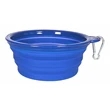 7" Collapsible Travel Pet Bowl w/ Carabiner