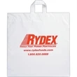 Fused Soft Loop Handle Bag - Flexo Ink