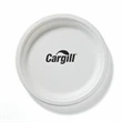 10" Compostable White Paper Plate