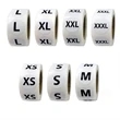 500PCS Clothing Size Sticker Stickers for Clothing T Shirts