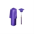 MOQ 100 pcs Graduation Gown, Matte polyester