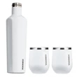 Corkcicle Wine & Shine Bundle - Gloss White