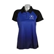 Ladies Short Raglan Sleeve V-Neck Polo Shirt