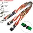 Dye-Sublimation Lanyard w/ Safety Breakaway ID Badge Holder