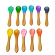 Baby Silicone Fork with Bamboo Handle