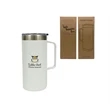 Double Wall Stainless Steel Tumbler with Handle, 17 oz.