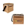 Cork Aluminum Foam Insulated Cooler Bag with Webbed Handle