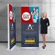 Deluxe Single/Double Retractable Stand w/33" x 80" Banner
