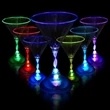 Flashing Martini Glass 7'' RGB ( 8 Functions)