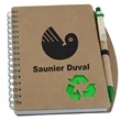 Cardboard Notebook w/Pen