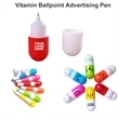 Vitamin Pill Retractable Ballpoint Pen