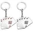 Playing card keychain