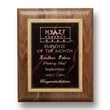 Gemstone Walnut Plaque - Walnut/Garnetine