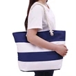 Canvas Beach Bag with Rope Handle