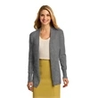 Port Authority Ladies Open Front Cardigan Sweater.
