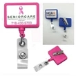 Rectangle Badge Reel with Swivel Alligator Clip