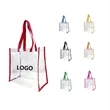 PVC Transparent Clear Tote Shopping Bag