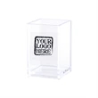 Transparent acrylic square pen holder