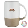 17 oz. Two-Tone Textured Ceramic Mug
