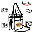 Clear Stadium Approved Tote bag with zipper