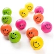Neon Colored Smile Funny Face Stress Ball