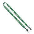 3/4" Recycled PET Dye-Sublimated Double-Ended Lanyard With M