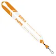 3/4" Dye-Sublimated Lanyard with Metal Crimp and Swivel