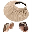 2 In 1 Headband Visor Foldable Bonnet Wide Brim Hat
