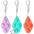 Simple Dimple Fidget Toy Mini Keychain Early Education Brain