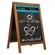 Wood A-Frame Chalkboard Kit