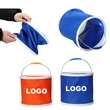 Portable Collapsible Folded Water Bucket