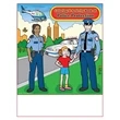Police Protection Imprintable Coloring Book
