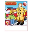 Fire-Safety Imprintable Coloring Book