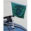 Digital Car Flag on Premium 19" Stand Out Stiff Pole