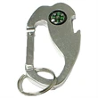 Jumbo size 4 in 1 carabineer with compass and bottle opener