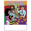 Trick or Treat Safety Imprintable Coloring Book