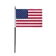 USA Printed Stick Flags - 4" x 6"
