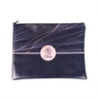 Large Vegan Leather Flat Full Color Amenity Pouch