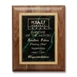 Gemstone Walnut Plaque - Walnut/Verdi