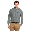Port Authority Mens Silk Touch L/S Polo - Soil & Water